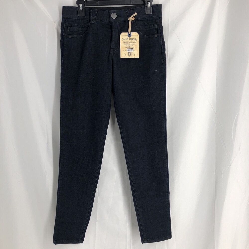 Democracy Jeans Womens 8 AB Solution Blue Casual Stretch Booty Lift Jegging
